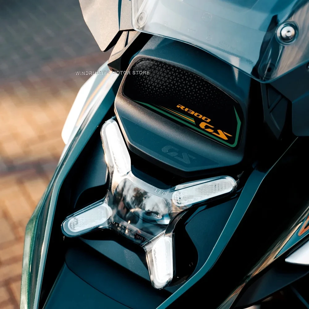 Resina da motocicleta 3D adesivo dianteiro para BMW, decalque anti-risco, R1300GS, R 1300, GS, 2023, 2024