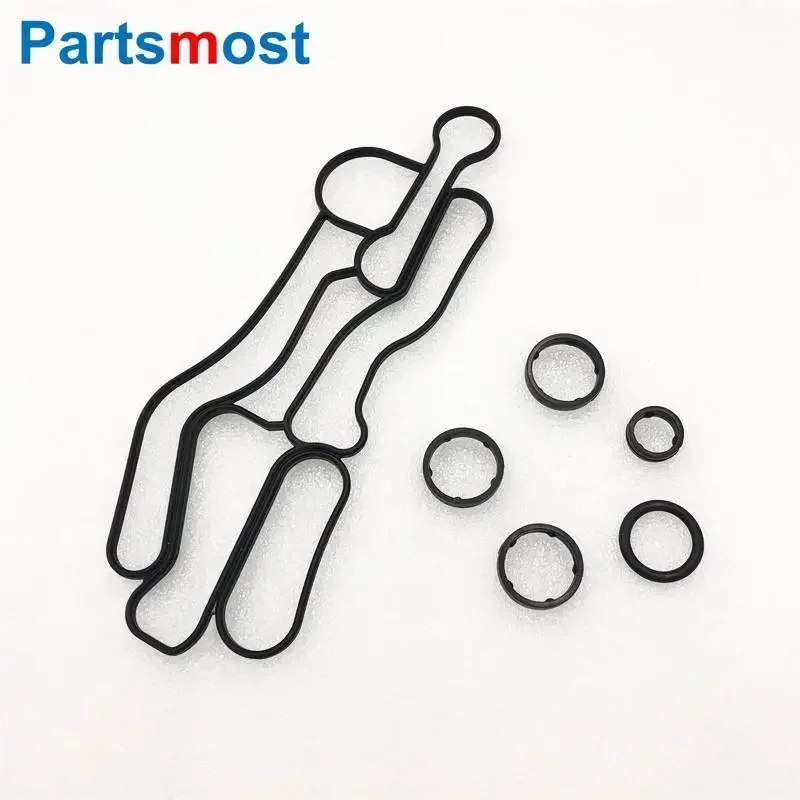 O'RING GASKET SET OF OIL COOLER LR013149 LR040738 LR061969 for LAND ROVER DISCOVERY 4 RANGE ROVER SPORT 3.0 V6 LR013151 161 162 oil cooler gasket