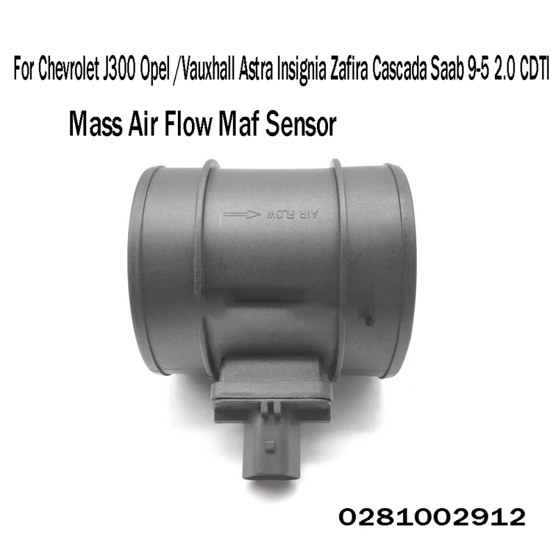 Mass Air Flow Maf Sensor 0281002912 for Chevrolet J300 Opel /Vauxhall