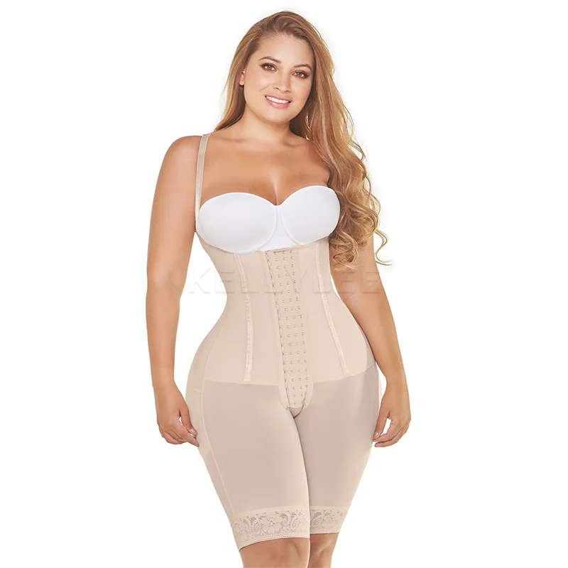 

Colombian Fajas Open-chest Sleeveless One-piece Breasted Shapewear Women Full Body Shaper Tummy Control Bodys Woman Trend 2024