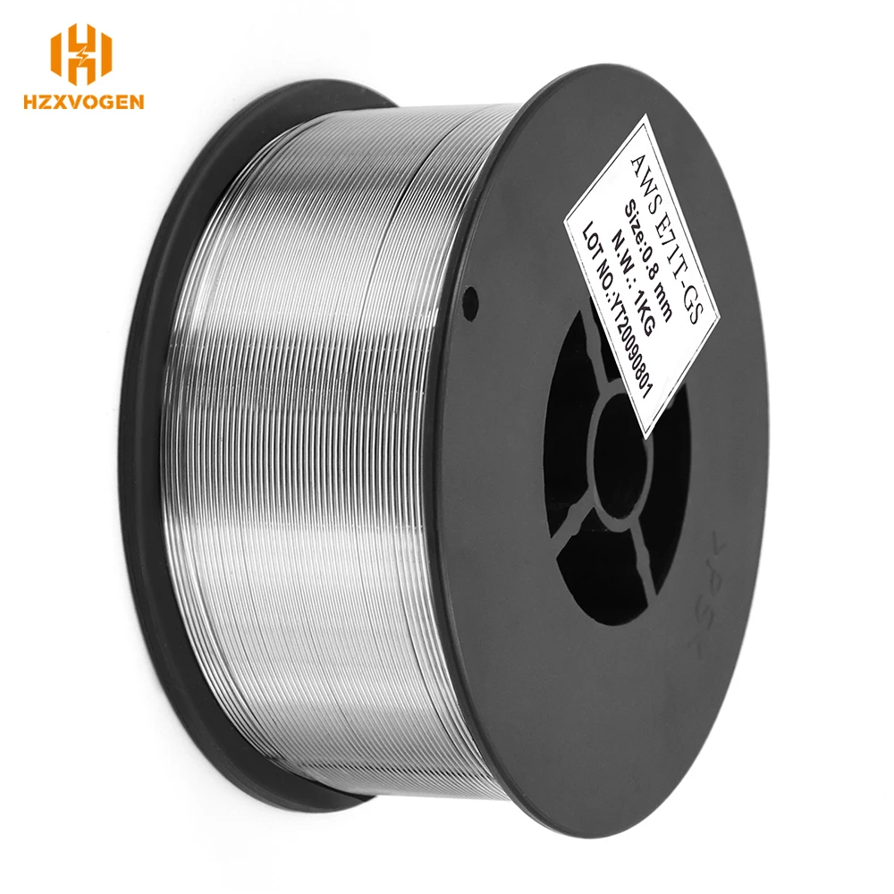 0.8mm 1KG Flux Cored Wire Mig Welding Wires Gasless Stainless Steel Wire Iron Welding Carbon Steel Welder Accessories