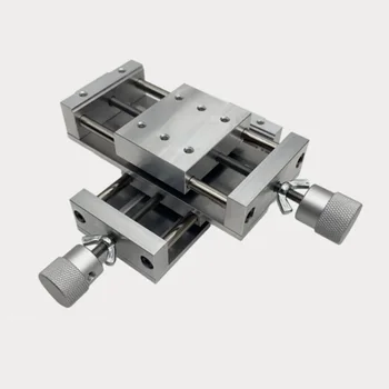 Regolazione manuale a croce Fine tuning tavola scorrevole modulo lineare XY