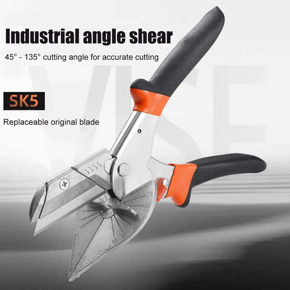 Miter Shears For Wood Trim, Adjustable 45 To 135 Degree 3101S With 2 Baldes - View #2