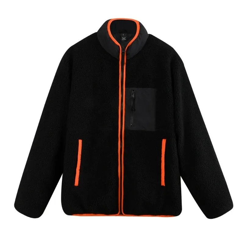 Winter Outdoor Grab Sweater Lamb Fleece submachine jackets Down jackets Men's and Women's Universal Windproof Warm Comfortable