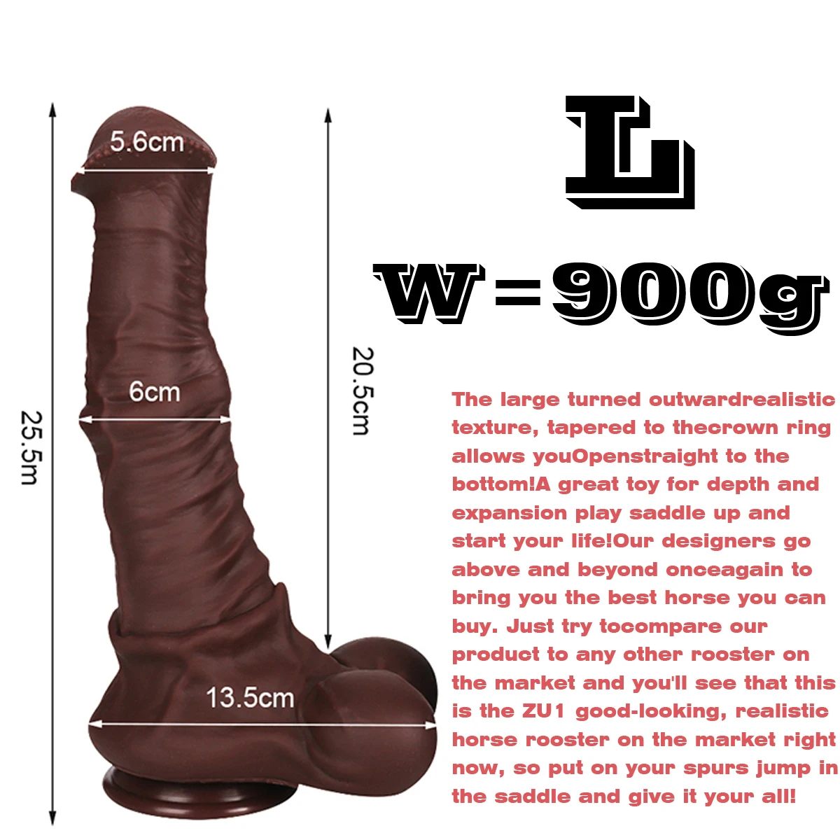 Consolo Realista Cavalo Dilatador Dildo Equino Horse Desire