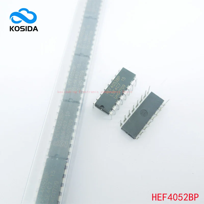 10 шт. HEF4052BP HEF4052 CD4052BE CD4052 4052BE DIP-16 мультиплексор логика чипа IC новый и оригинальный |