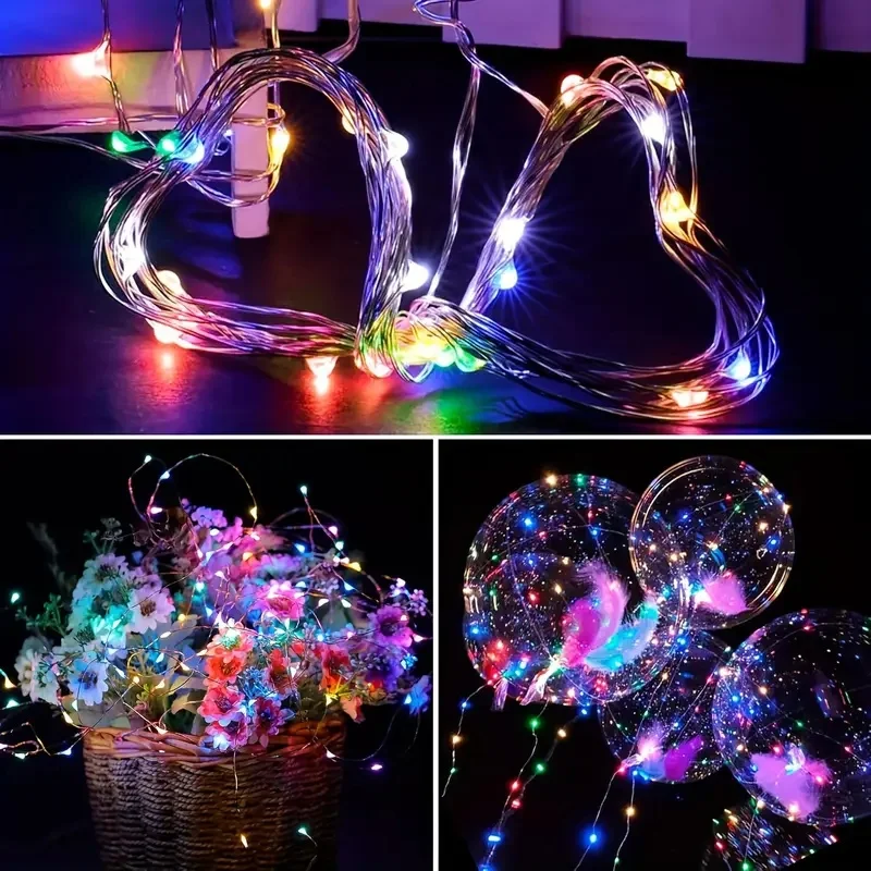 Battery-Powered LED Fairy String Lights