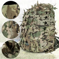 Bionic Camo Net sport Backpack Cover 3D Laser Tree Shape Camouflage Hunting Bags Cover Paintball Paratrooper Hunting Accessories 2