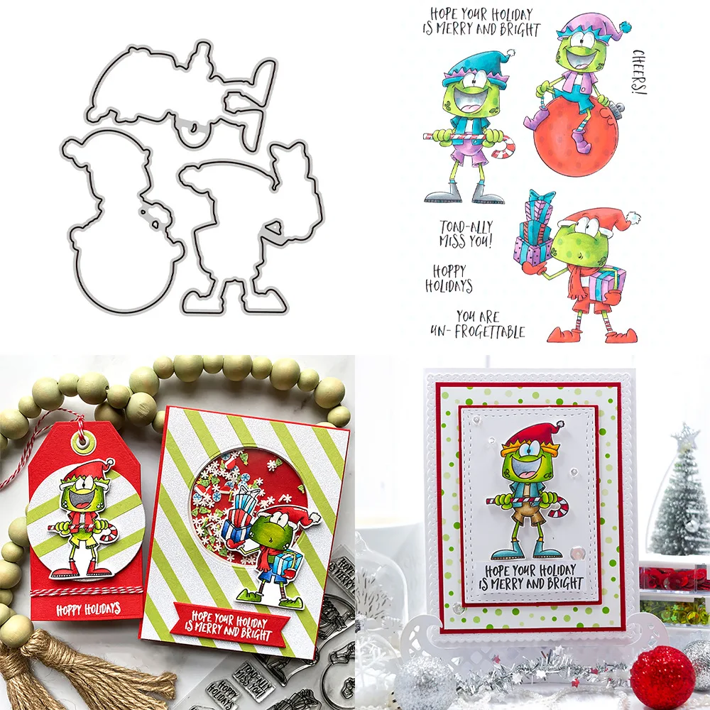 

Animal New Metal Cutting Dies Stamps Stencils Scrapbooking Photo Album Decorative Embossing DIY Paper Cards Stamp and Dies Sat