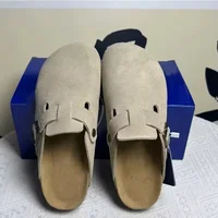 Nouvelles sandales en cuir pour hommes et femmes 2026 - Printemps Automne, style décontracté rétro, antidérapantes, chaussures de plage confortables 2
