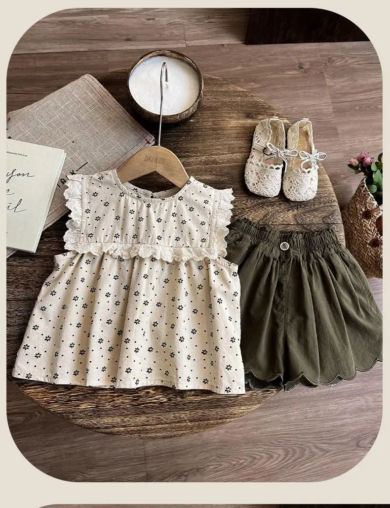 2024 elegante Mode Harajuku Slim Fit Kinder kleidung locker lässig Schweiß alle passen solide Shorts ärmellose Weste zweiteilig Set – Detail 8