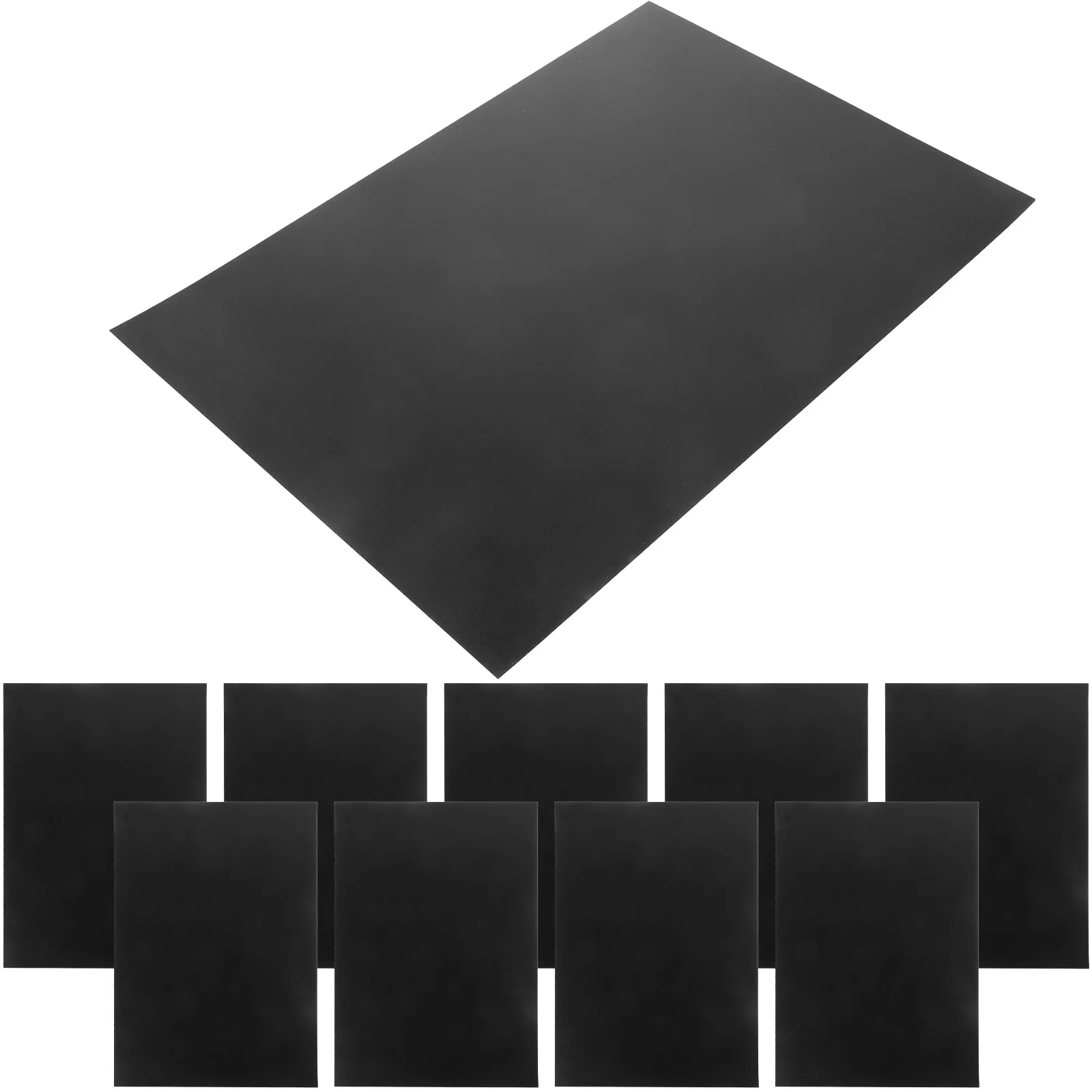 

10pcs Moldable Plastic Sheets Hard Plastic Sheets Plastic Panels for Craft Picture Frames Sign