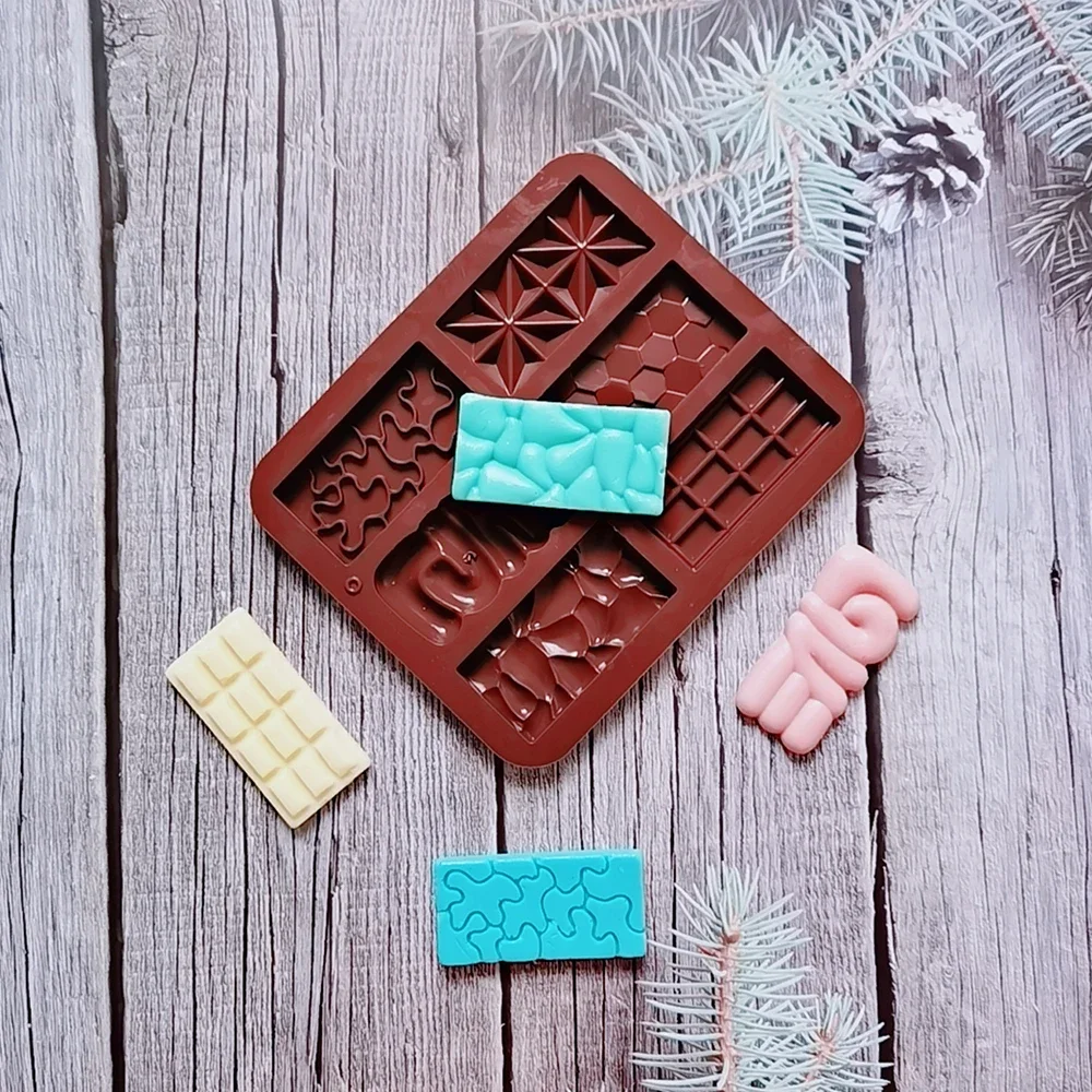 

Silicone Chocolate Mold Mini Cake Soap Candy Jelly Mould Ice Bar Pudding Cheese Stick Baking Tools Holiday Gifts