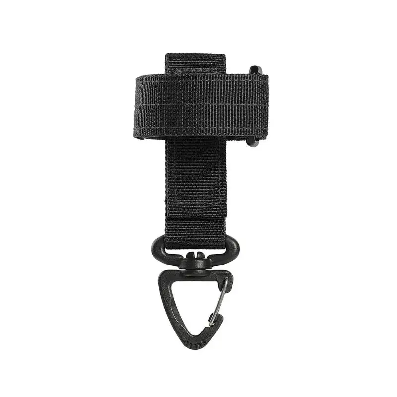 1/2/5/8PCs New Multi-purpose Tactical Gloves Buckle Glove Hook Military Fan Outdoor Climbing Rope Storage Adjust Camping Hanging mini flashlight
