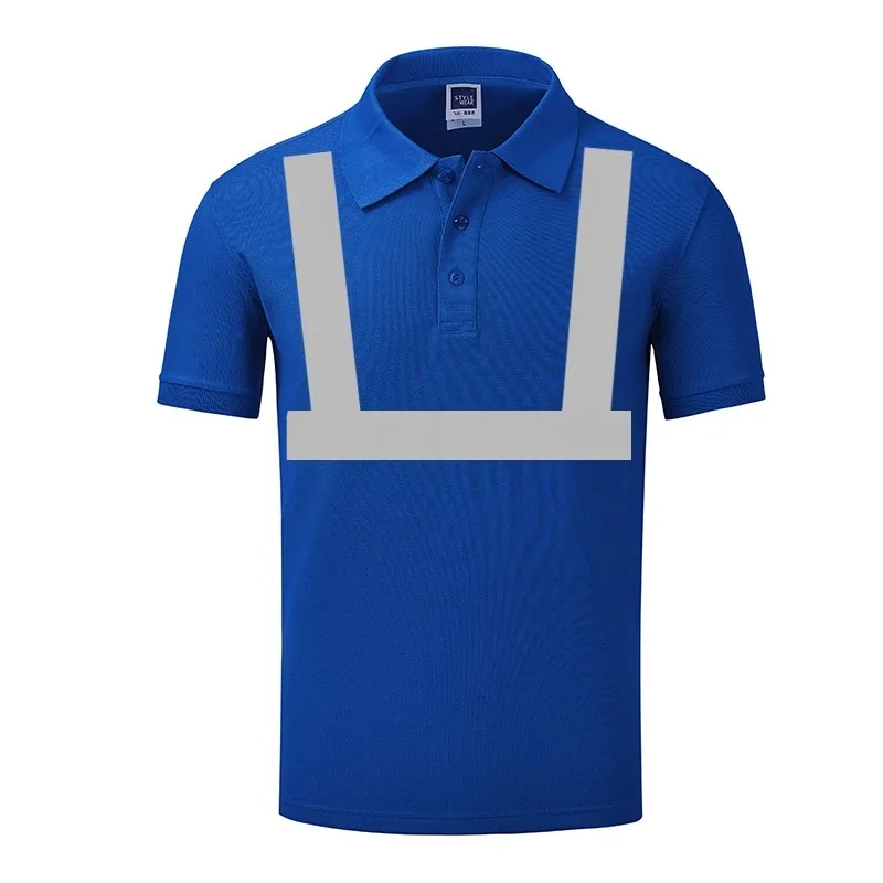 Reflective T-shirt Men Work Breathable and Quick-dry High