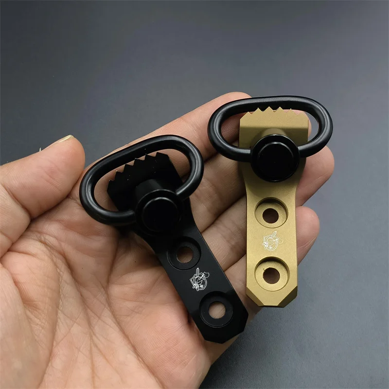 KAC Straps Button Base QD Sling Swivel Button Mount M-lok 360Degree Swivel Quick-Release Two Point Sling Adapter