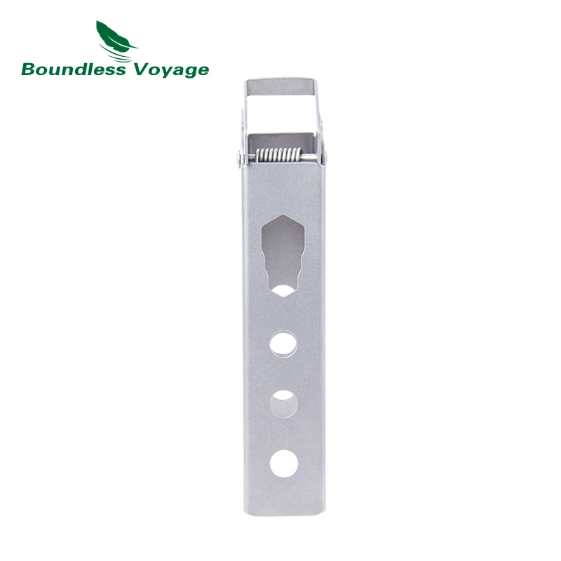Boundless Voyage Anti-Scalding Bowl Dish Clips Titanium Gripper Non-Slip Tongs Clamp Holder Multifunctional Kitchen Tool Ti1015T Kitchen Clip