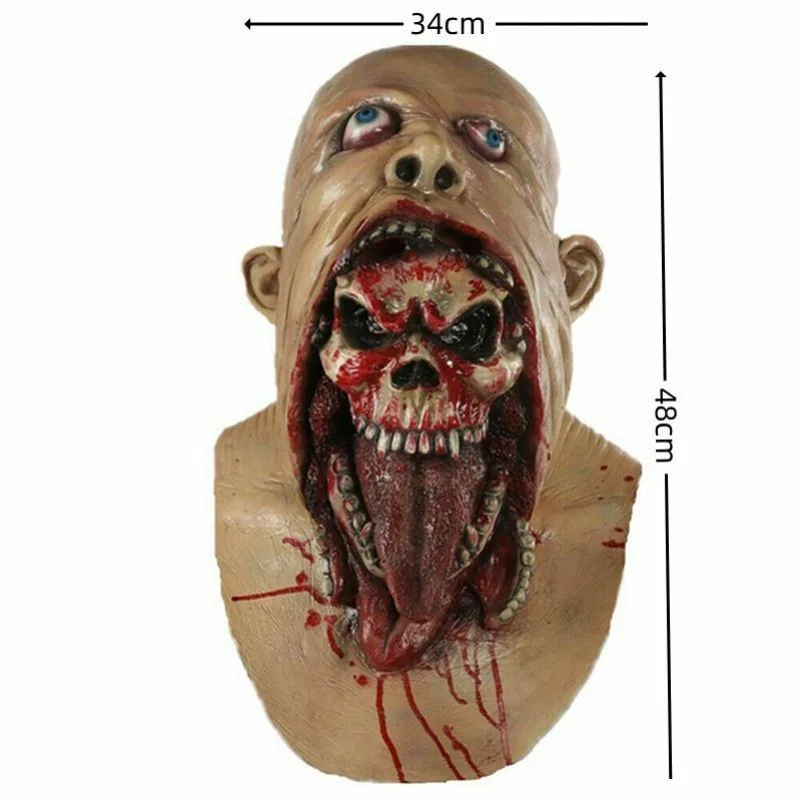 Masque de Zombie Effrayant pour Halloween – Image 3
