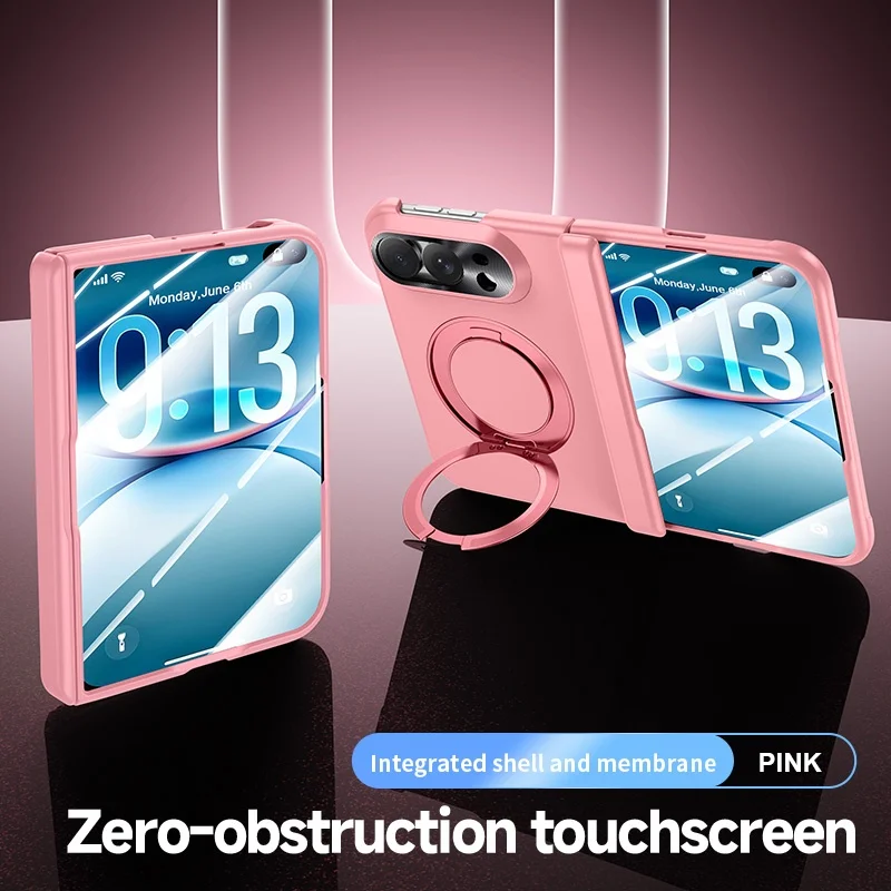 360 Magnetic Bracket Shell Membrane Shockproof Phone Case
