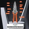 12 in 1 Multifunctional Wire Stripper Crimper Cable Cutter Pliers Foldable Electrician Pliers Tools and Cable Stripper Pliers 6