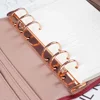 Metal Spiral Rings Binder Clip With 2 Pairs of Screw For Diary Notebook Planner A5 A6 Persoanl A7 Binder Clip File Folder 4