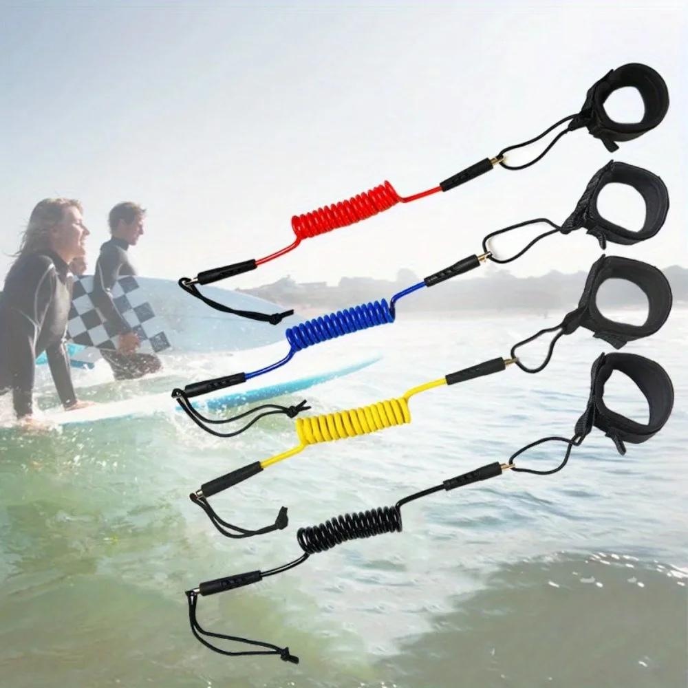 Surfboard Elastic Safety Rope 1PC Sup Hand Leash Cord Strap Waterskiing Surfboard Accessories