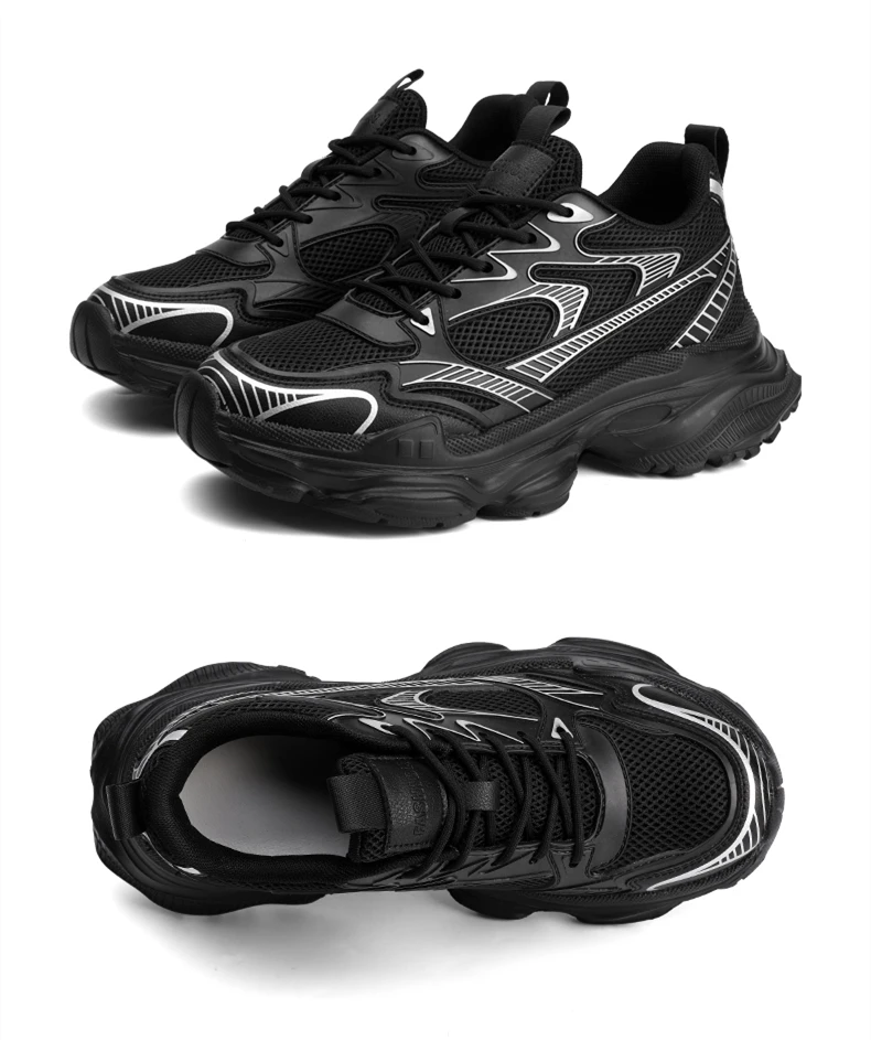 Mode Weiß Aufzug Turnschuhe Versteckte Heels Erhöhung Walking Arbeit Schuhe Für Männer 6CM Sommer Casual Sport Atmungsaktiv Größer – Detail 22