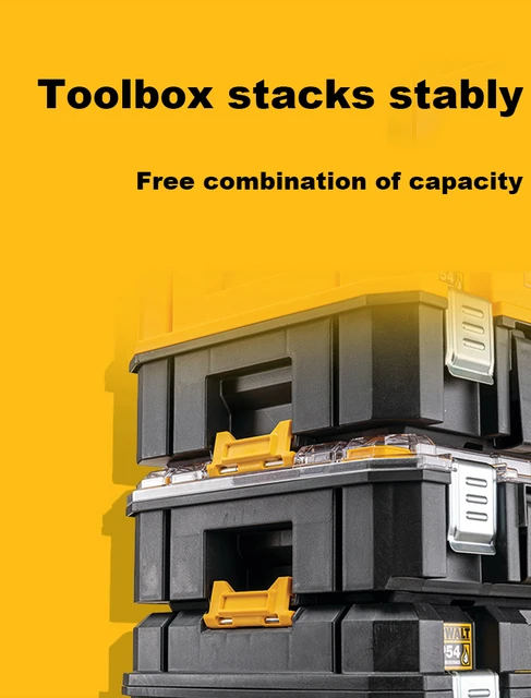 Dewalt TSTAK 2.0 Tool BOX Series DWST82968 DWST82732 Freely Stack Combine  Include Transparent Suitcases Larger Capacity Boxes