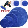 3/6PCS Car Polishing Pad 150mm Microfiber Pad Self-adhesion Automotive Waxing Polishing Disc Sponge Polishing Quickly Wipe Wax 2