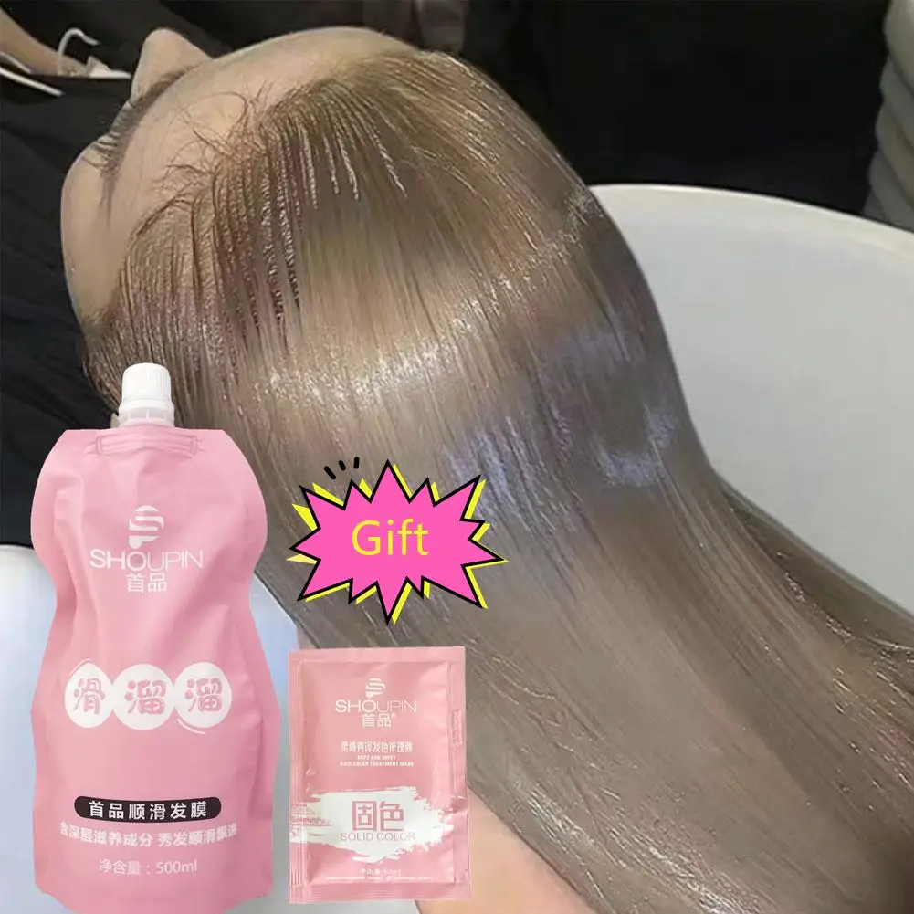

500ML+30ML Magical 5S Hair Mask Keratin Repair Damage Frizzy Hair Soft Smooth Shiny Nutrition Deep Nourishing Hair Root Scalp