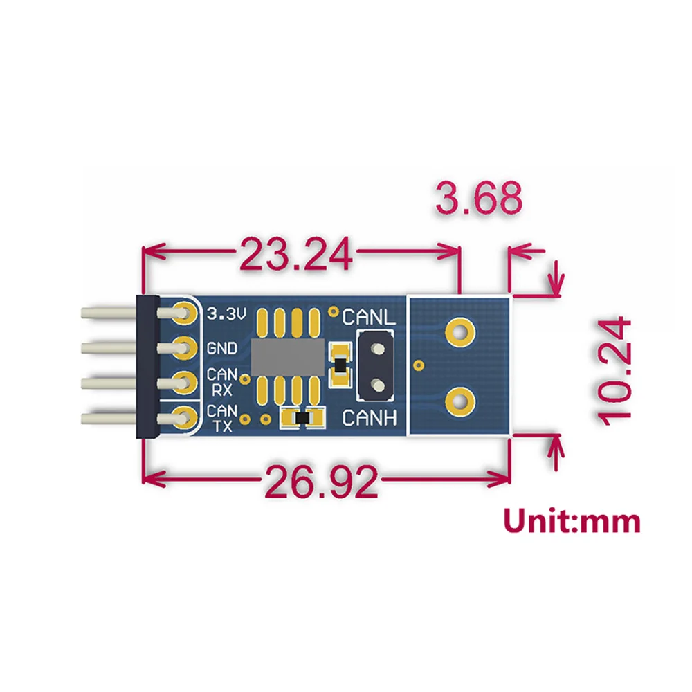SN65HVD230 CAN  ׼  mcus CAN Ʈũ, 3.3V, ESD ȣ ϴ  ˴ϴ.