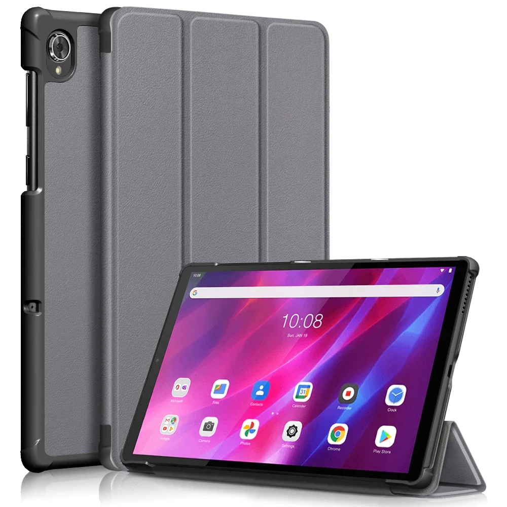 Premium Leather Folding Stand Case for 10.3 Tablet - Smart Wake/Sleep Feature