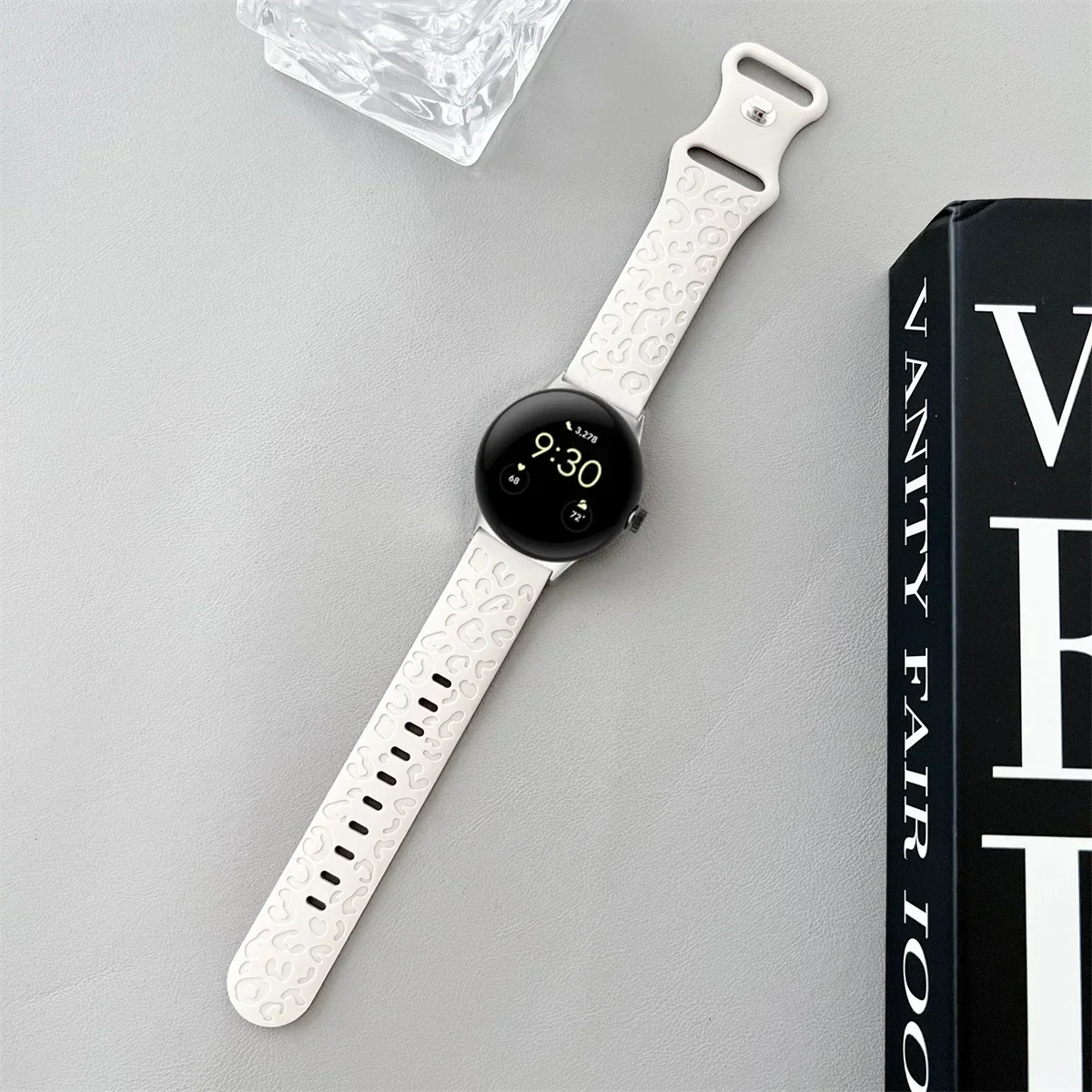 Engraved Silicone Sport Wristband Bracelet - Universal Fit 41mm/45mm