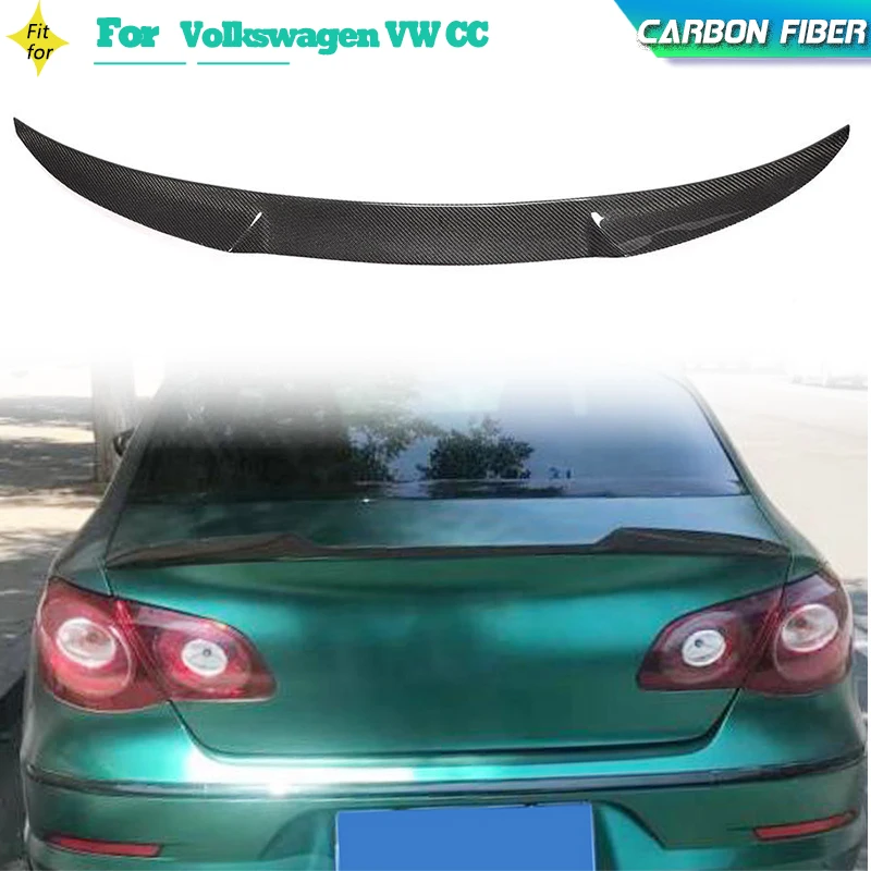 

Carbon Fiber Car Rear Trunk Spoiler Wing For Volkswagen VW CC Sedan 4-Door 2013-2018 Racing Rear Trunk Boot Lip Wing Spoiler