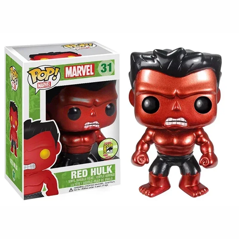 thumbnail image 5 of FUNKO POP Marvels Hulk 822# 241# 68# Figuras de vinilo Juguetes #39 Compuesto Hulk (Metálico) #31 Hulk Rojo Figuras de acción Juguetes Muñecas Regalos, 5 of 5