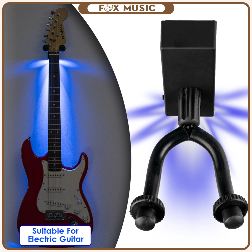 Guitar Hanger Stand Wall Mount - Led Light Electric Guitar Parts  Accessories - Aliexpress