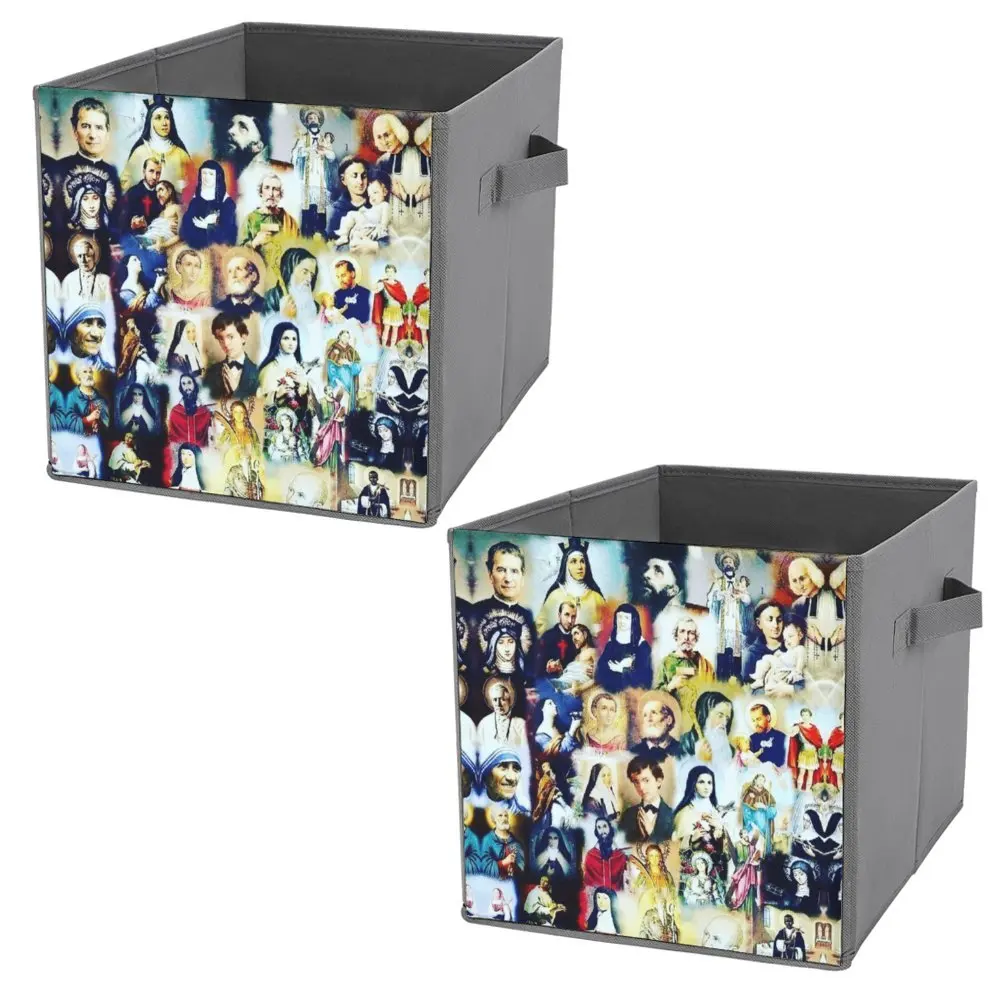 Scatola Portaoggetti Pieghevole Saints All Saints Catholic Saints Tutti I Santi Contenitori Portaoggetti Organizer Division Giocattoli Conservati Mani