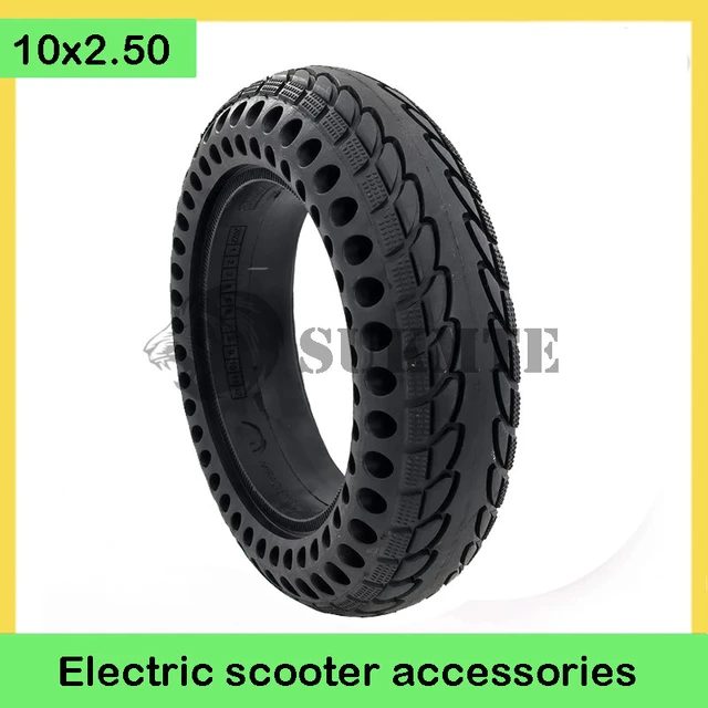 10 Inch Electric Scooter 10X2.5 Solid Tyre Durable Rubber