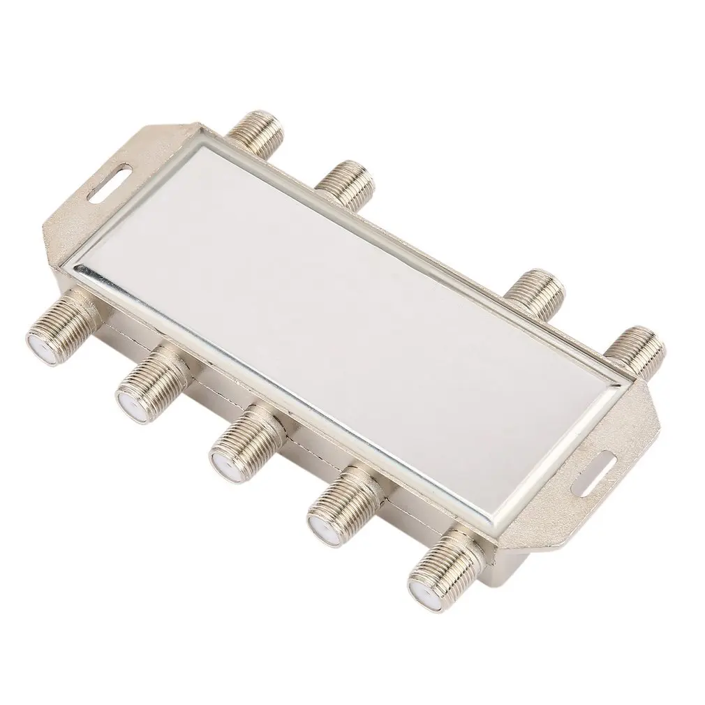 Satellite TV Receiver Satellite TV Switch Satellite LNB Wireless Receiver DS81 8 in 1 Satellite Signal DiSEqC Switch LNB Receiver Multiswitch Heavy Duty Zinc Die-cast Chrome Treated 950-2150MHz