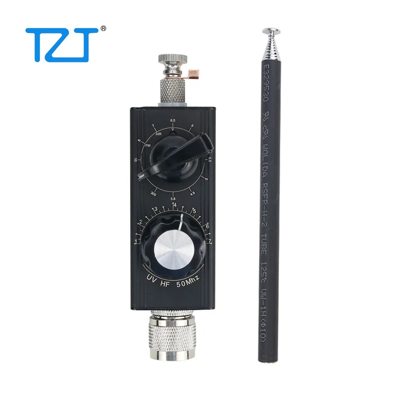 

TZT HamGeek Mini-ANT 20W QRP Shortwave Antenna HF Antenna 5MHz-55MHz Full-Band Tuned Antenna