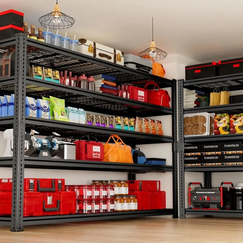 Garage Shelving Heavy Duty Capacity, Adjustable Metal Organizer Wire Rack 5