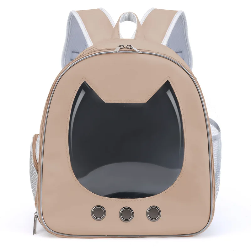 thumbnail image 1 of Suministros para mascotas, bolsa para gatos, mochila, bolsa espacial, nueva bolsa transparente ligera para mascotas, gran espacio, cómoda y transpirable para gatos, 1 of 5