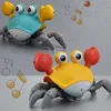New Crawling Crab Baby Toy Automatically Avoid Obstacles Baby Interactive Toy Crawling Interactive Escape Crabs Walking Dancing 1
