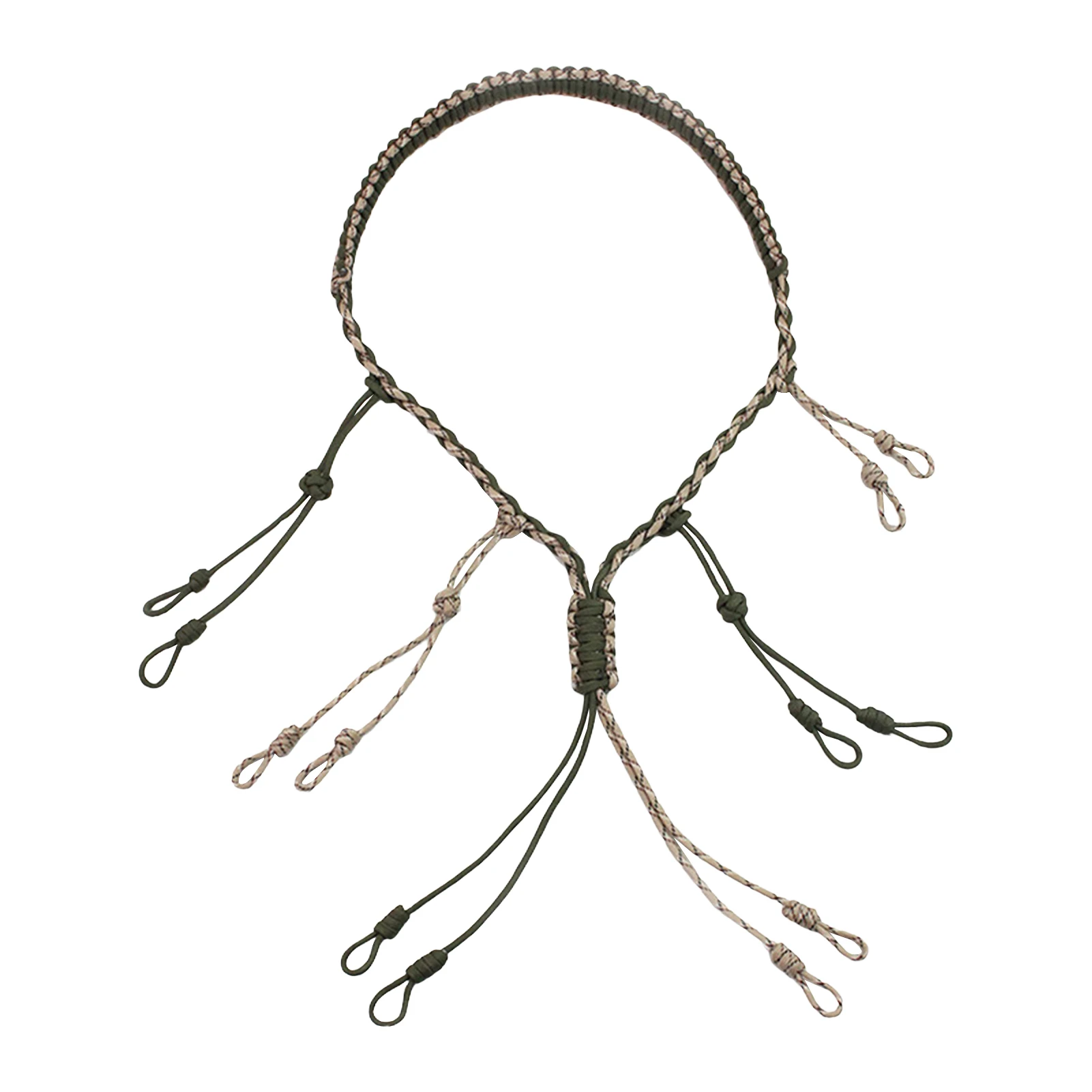 

Goose Outdoor Removable Loops Predator Gear Adjustable Duck Call Lanyard Neck Hanging Hunting Accessories Camouflage Color