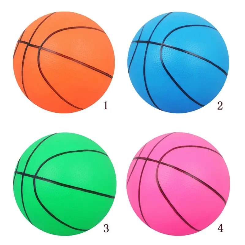 Mini Basketball Sports Thick Toy Gift Universal 16cm/6.3inch Ball Inflatable Bouncy Kids Pimpled Rubber Random