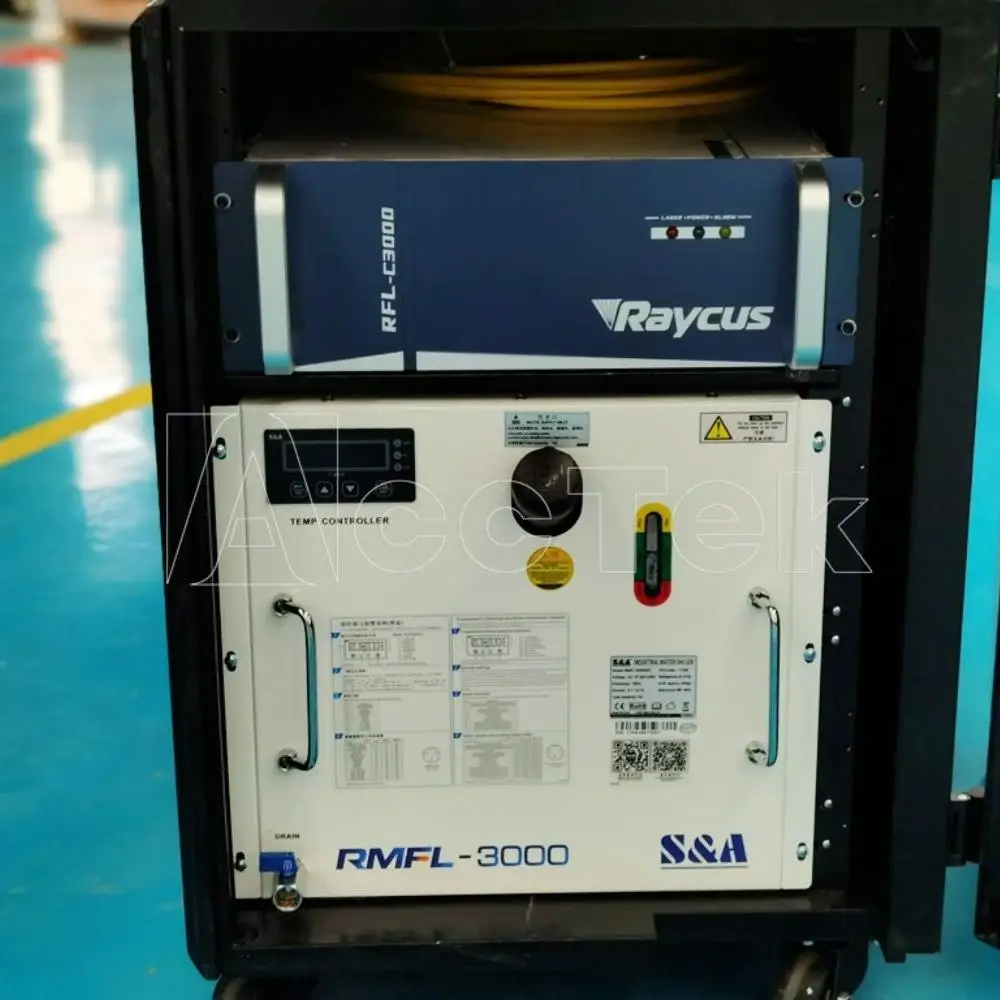 ACCTEK 1500W 3000W Welding Machine Fiber Laser Handheld Metal Laser Soldering Machine Three-In-One Laser Cleaning Cutting Machin 5