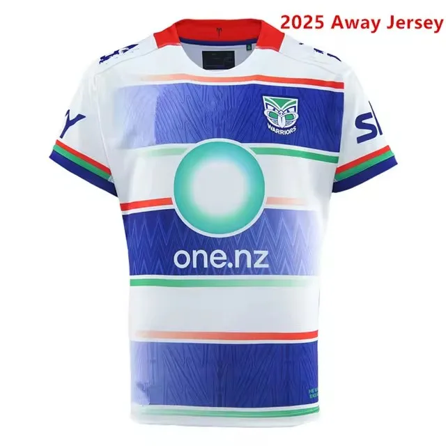 NEW ZEALAND WARRIORS MEN'S HOME RUGBY JERSEY Size:S-5XL ( Print name and number )