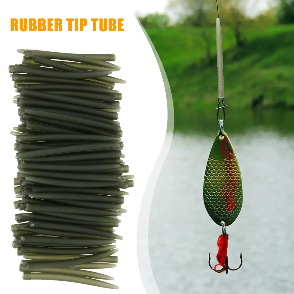 20/50/100PCS Terminal Carp Anti Tangle Sleeves Connect with Fishing Aligner Positioner Tubes Terminal Fishing Tackles