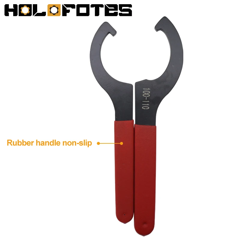 C Type Spanner 28-110mm Wrench 28-32 38-42 45-52 55-62 68-72 78-85 90-95 100-110mm Durable Non-slip for CNC Dust Removal Nut