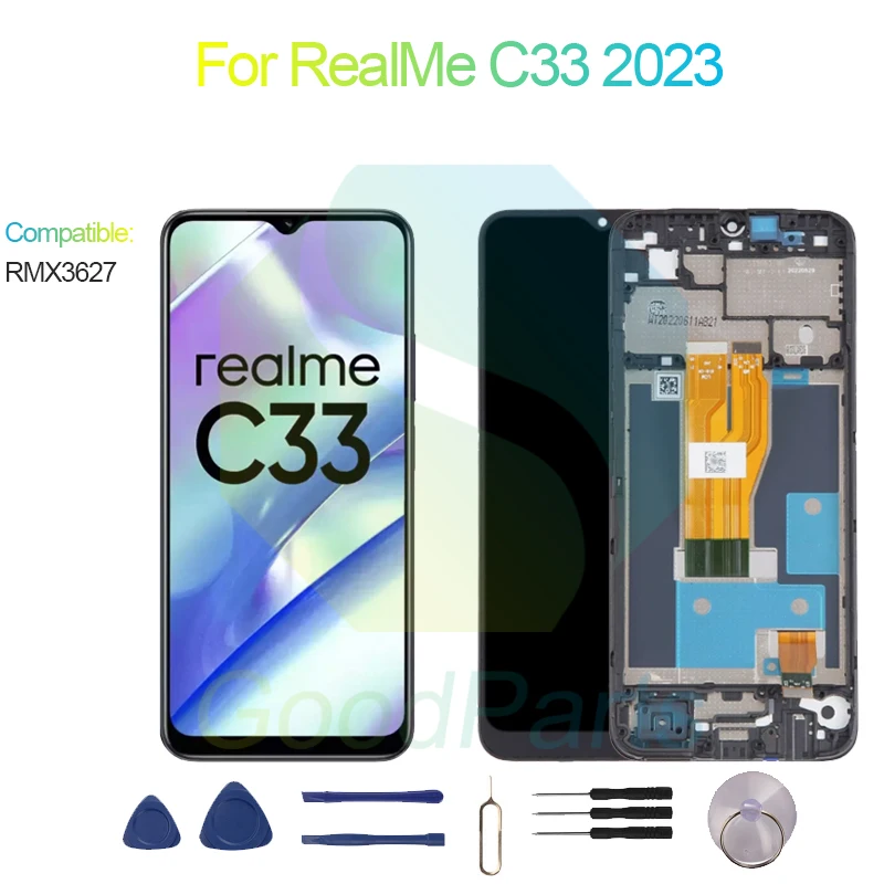 

Для RealMe C33 2023 замена экрана 1600*720 RMX3627 C33 2023 ЖК сенсорный дигитайзер